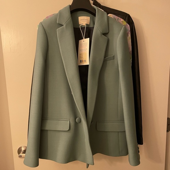NWT Sezane Christie Jacket in Jade size US 2 / EU 34 - Picture 4 of 4